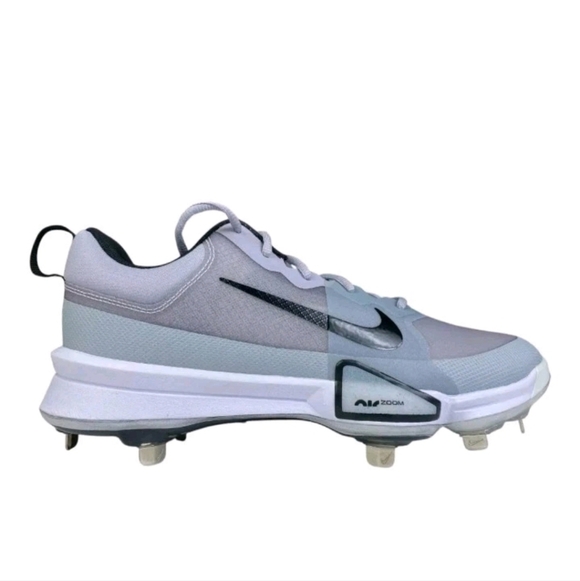 Nike FB2907 002 Force Zoom Trout 9 Pro Metal Baseball Cleats Pewter Black US 13 - Picture 6 of 6